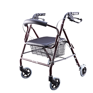 Andadera Rollator Vino Con Canastilla